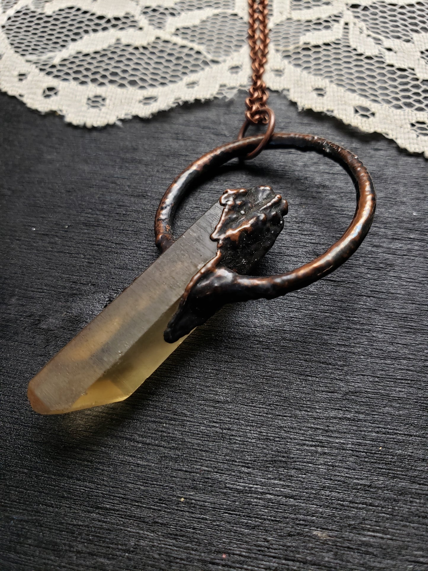 Natural Citrine Pendant